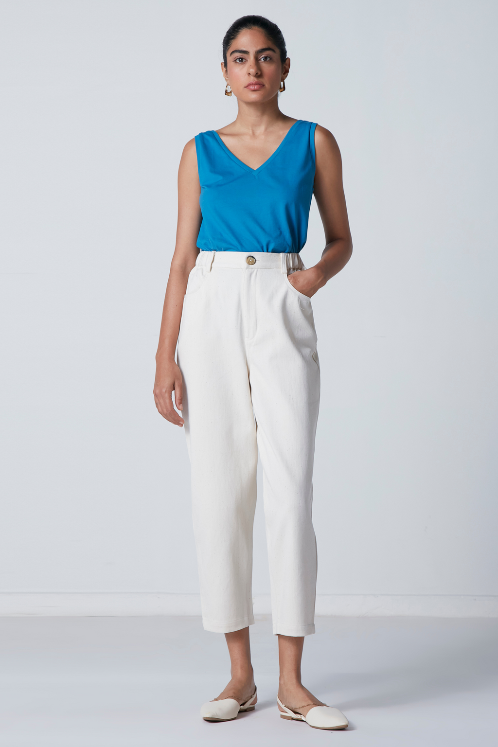 Buy Mama Sustainable Denim High Waisted Pant For Women