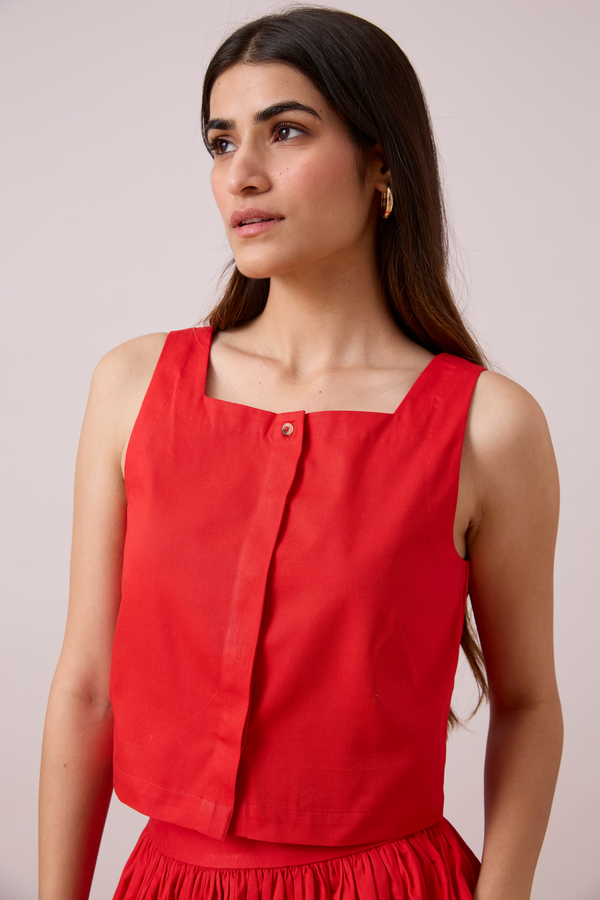 Adelaide Top - Red