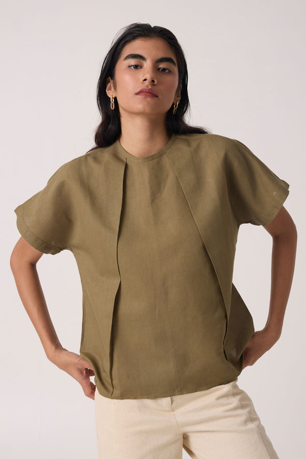 Pam Olive Top