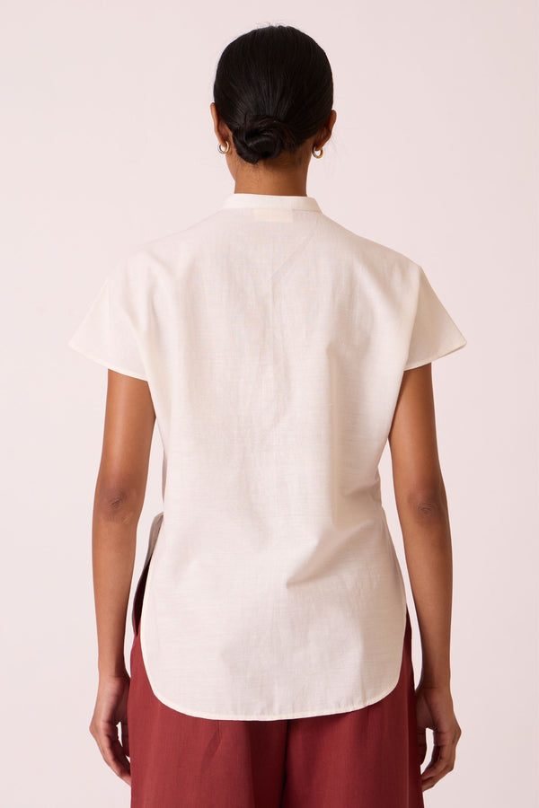 Deok Handwoven Cotton Top