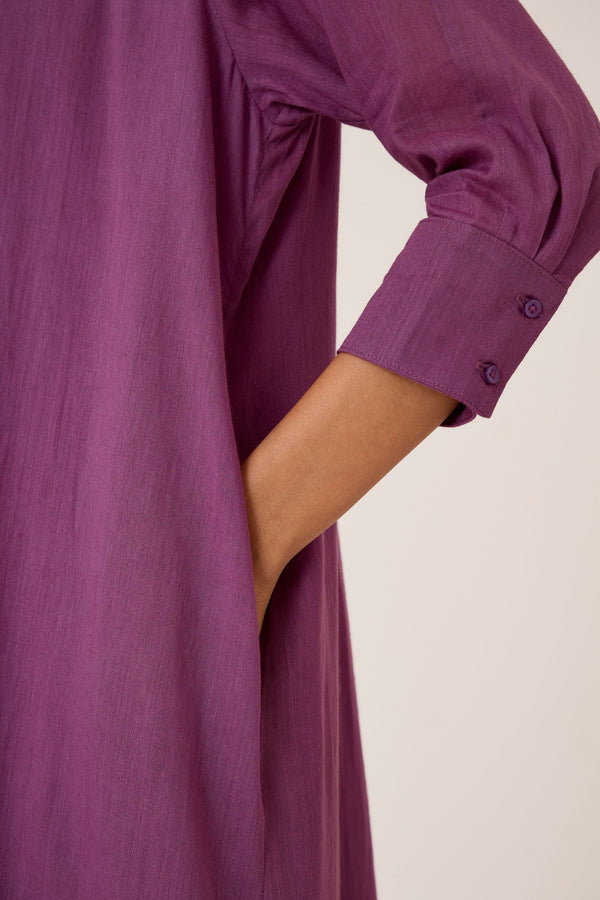 Fares Purple Dress