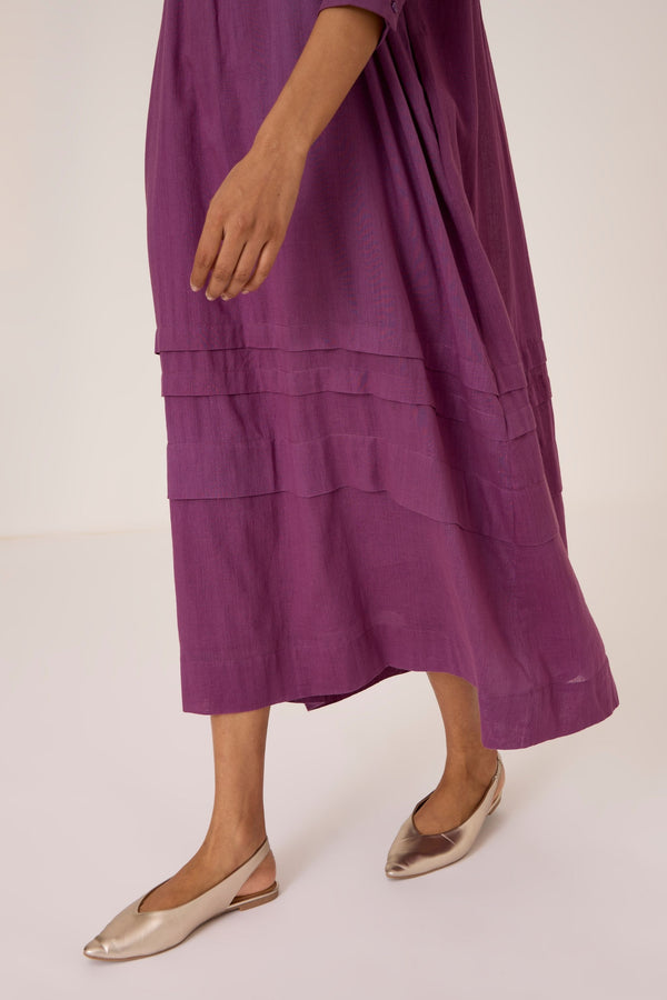 Fares Purple Dress