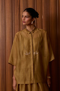 Zuri Yellow Handwoven Top