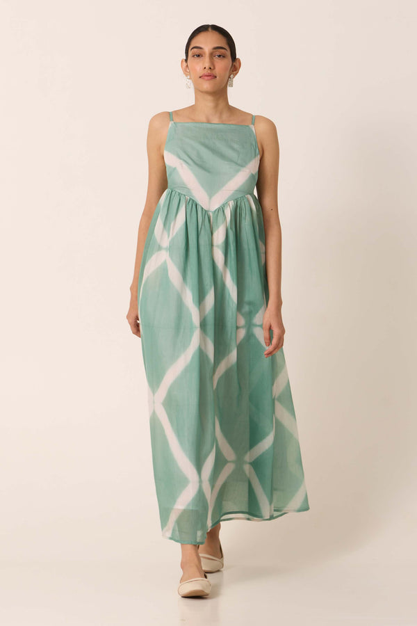 Nasim Clamp Dye Maxi Dress