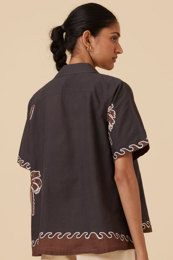 Farin Palm Print Shirt