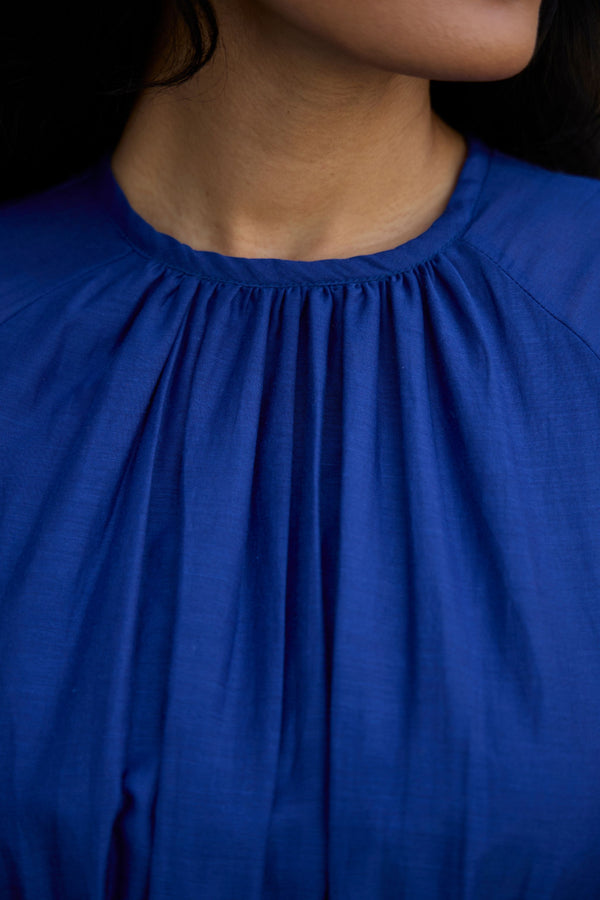 Parina Royal Blue Midi Dress