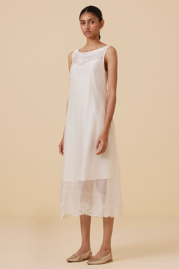 Reyah Handwoven Embroidered Dress