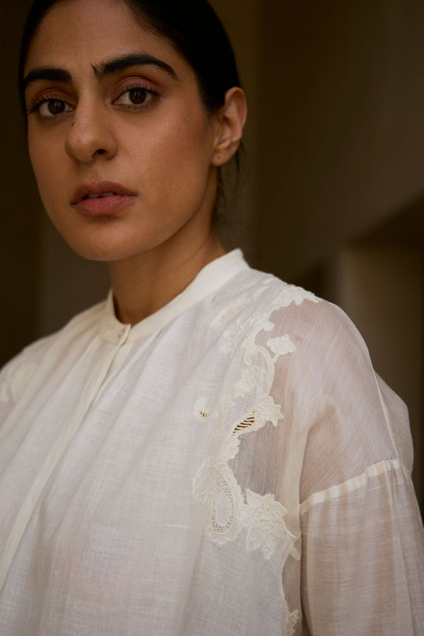 Raha Embroidered Handwoven Top