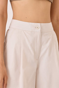 Tswalu Ecru Cotton Shorts