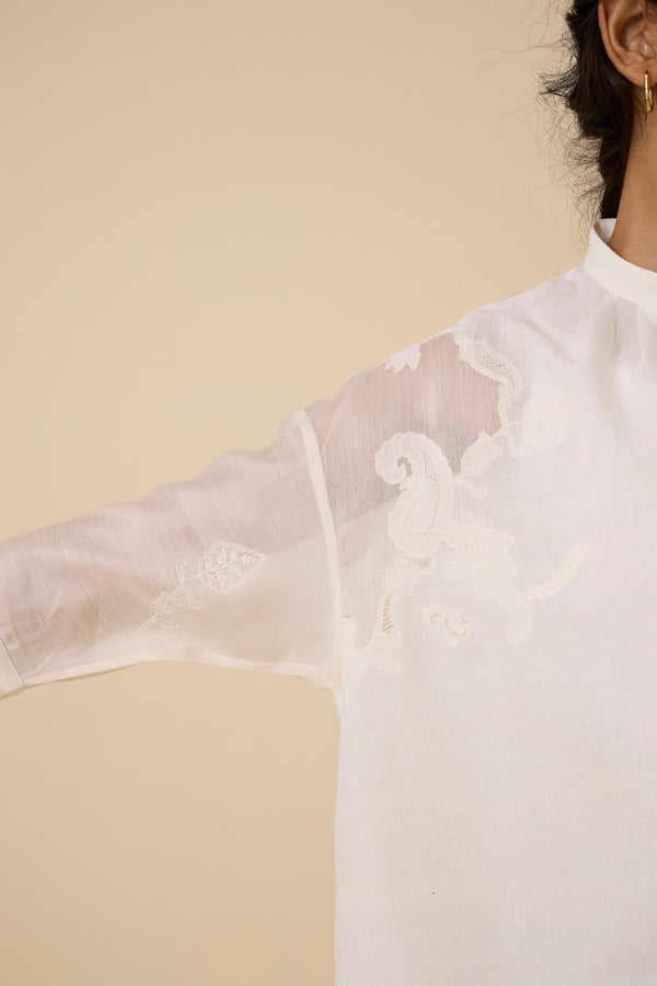 Raha Embroidered Handwoven Top