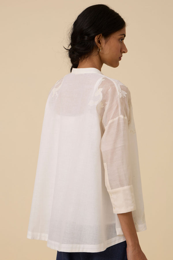 Raha Embroidered Handwoven Top