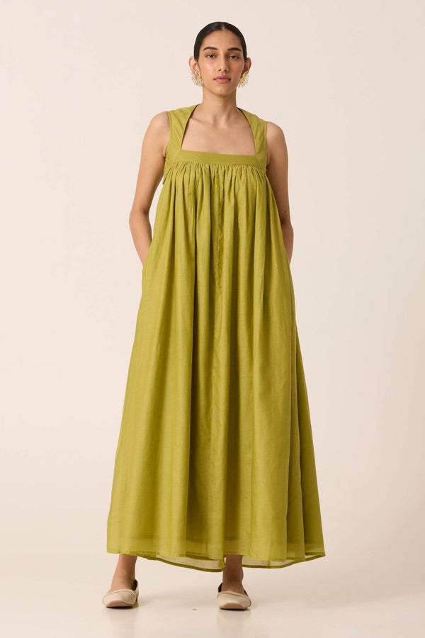 Selma Green Maxi Dress