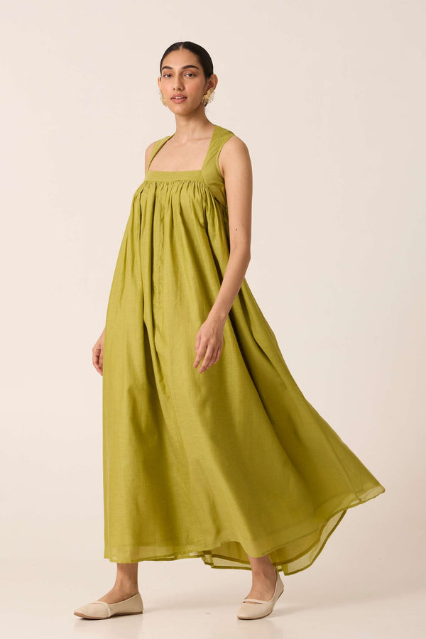 Selma Green Maxi Dress