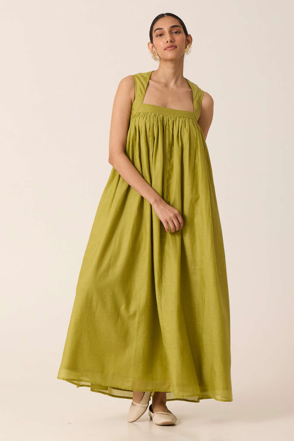 Selma Green Maxi Dress