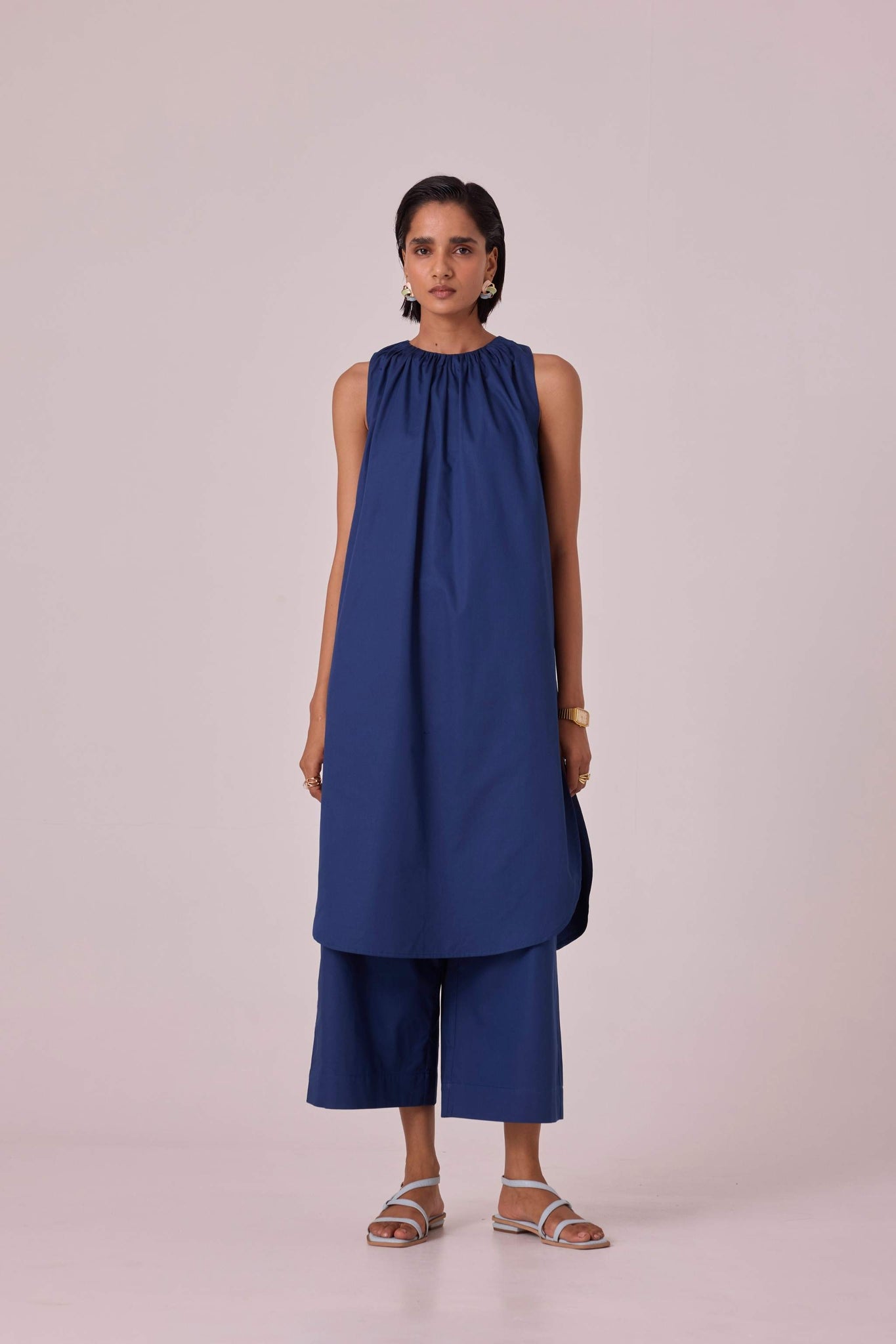 Pomelo Blue Tunic Set