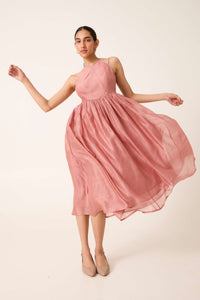 Magha Handwoven Midi Dress