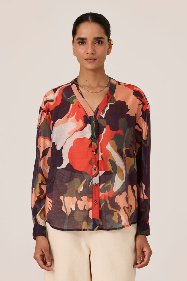 Arwa Rivulet Print Shirt