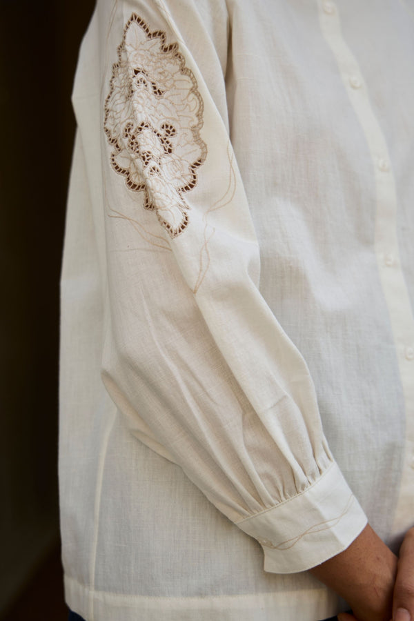 Yeji Handwoven Embroidered Shirt