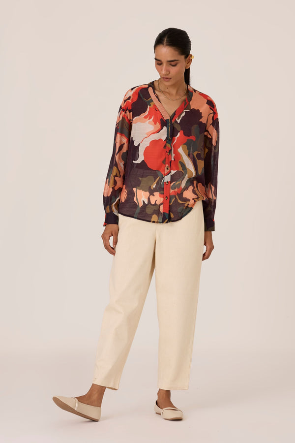 Arwa Rivulet Print Shirt