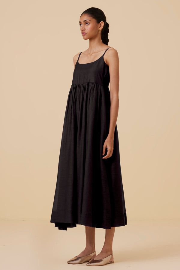 Hamza Black Sleeveless Dress