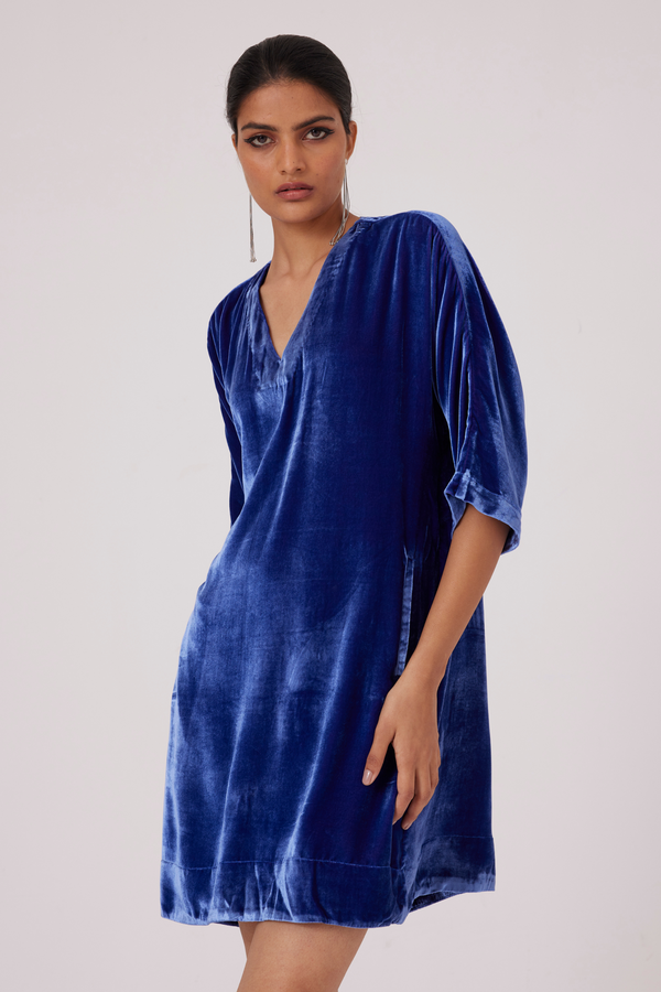 Stad Dress - Cobalt