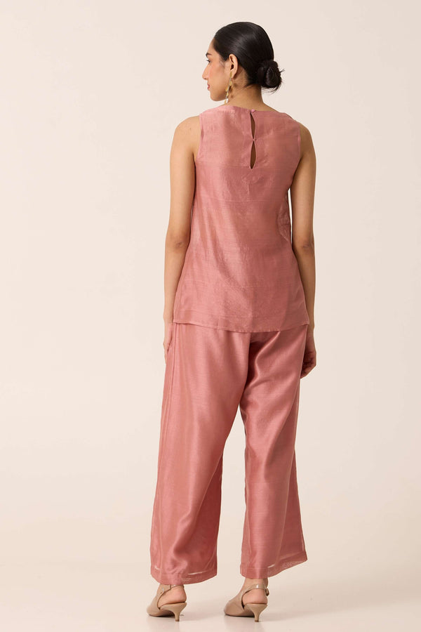 Jhumpa Pink Handwoven Co-ord