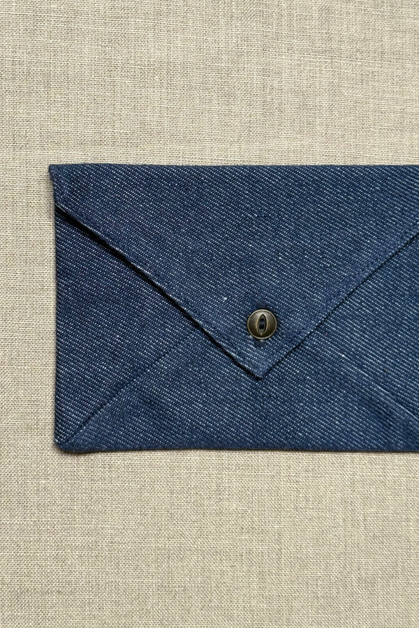 Blue Denim Envelope