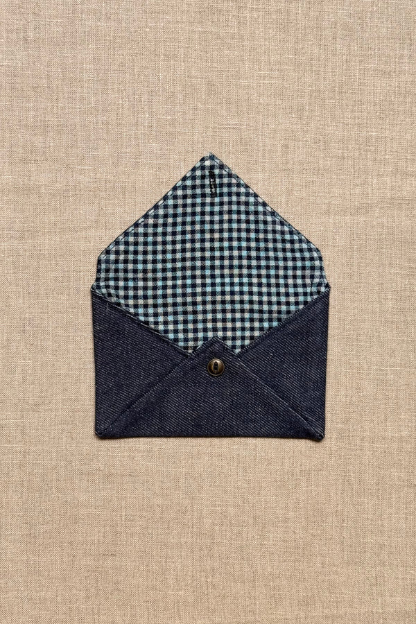 Blue Denim Envelope