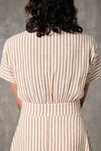 Miyake - Beige Stripes