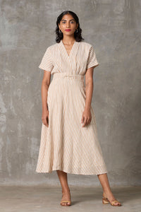 Miyake - Beige Stripes