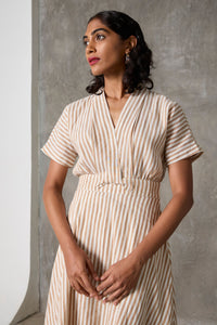 Miyake - Beige Stripes