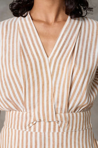 Miyake - Beige Stripes