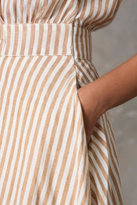 Miyake - Beige Stripes
