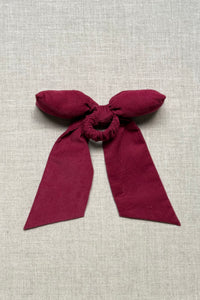 Cherry Corduroy Bow