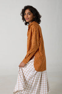 Kwan Caramel Polka Shirt
