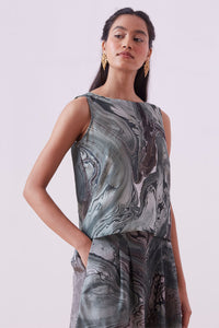 Freida Top - Marbled