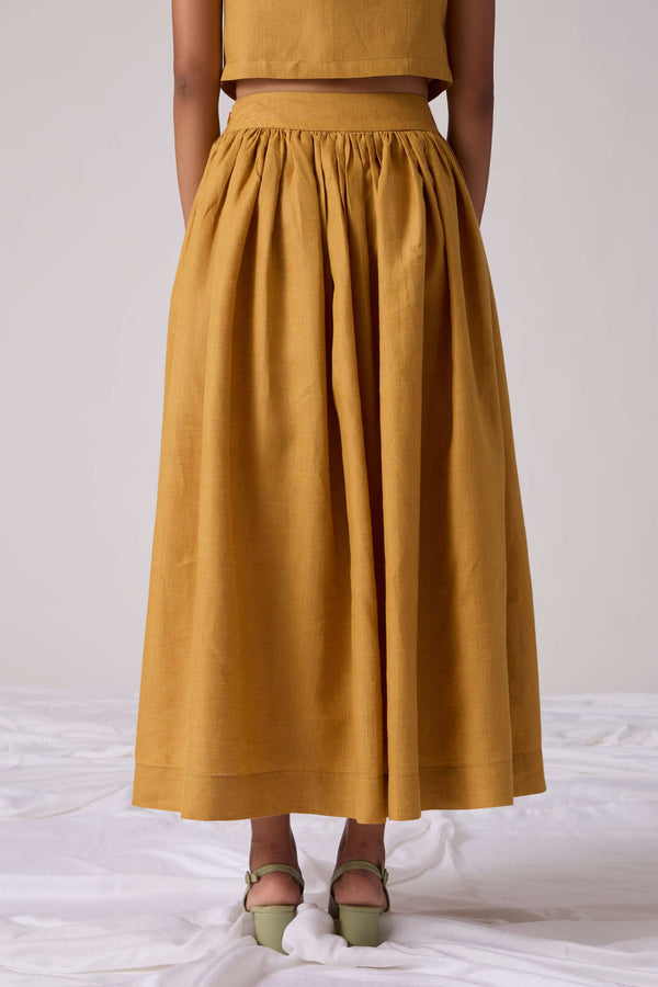 Adelaide Skirt Set - Mustard