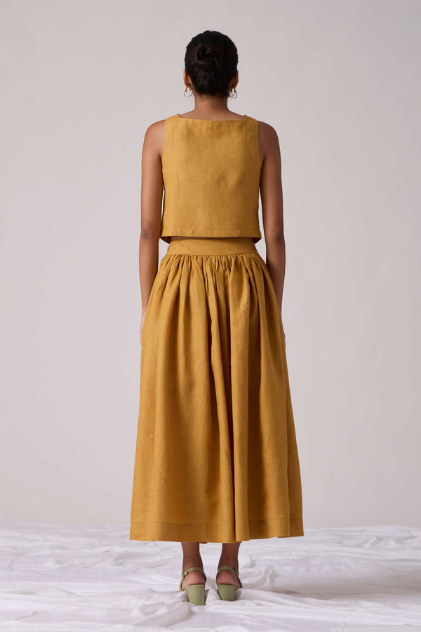 Adelaide Skirt Set - Mustard