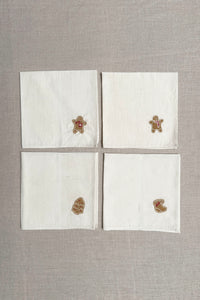 Off White Cotton Napkins - Set of 2