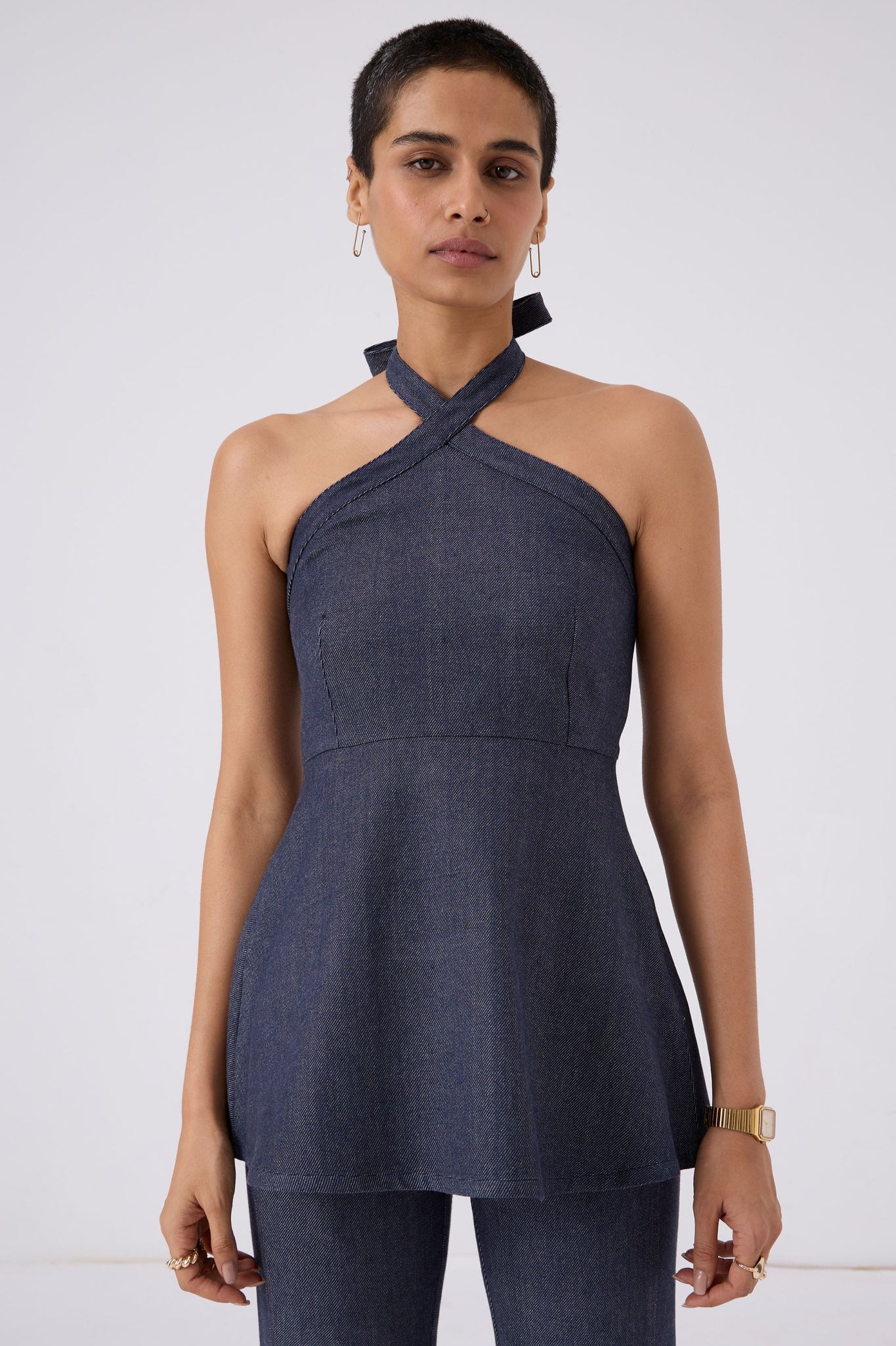 Hatchi Recycled Denim Top