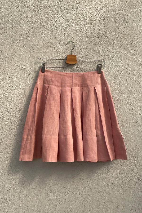 Chesney Skirt - Rose Linen