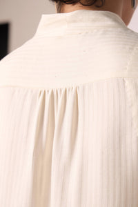 Lumas Off White Silk Top