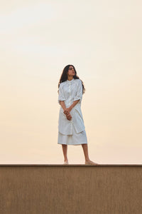 Braboune Handwoven White Co-Ord Set