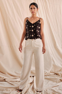 Pavlova Sustainable High Rise Denim Pant For Women Online