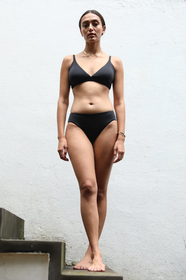 Watamu Noir Bikini Top Sustainable Swimwear For Women Online